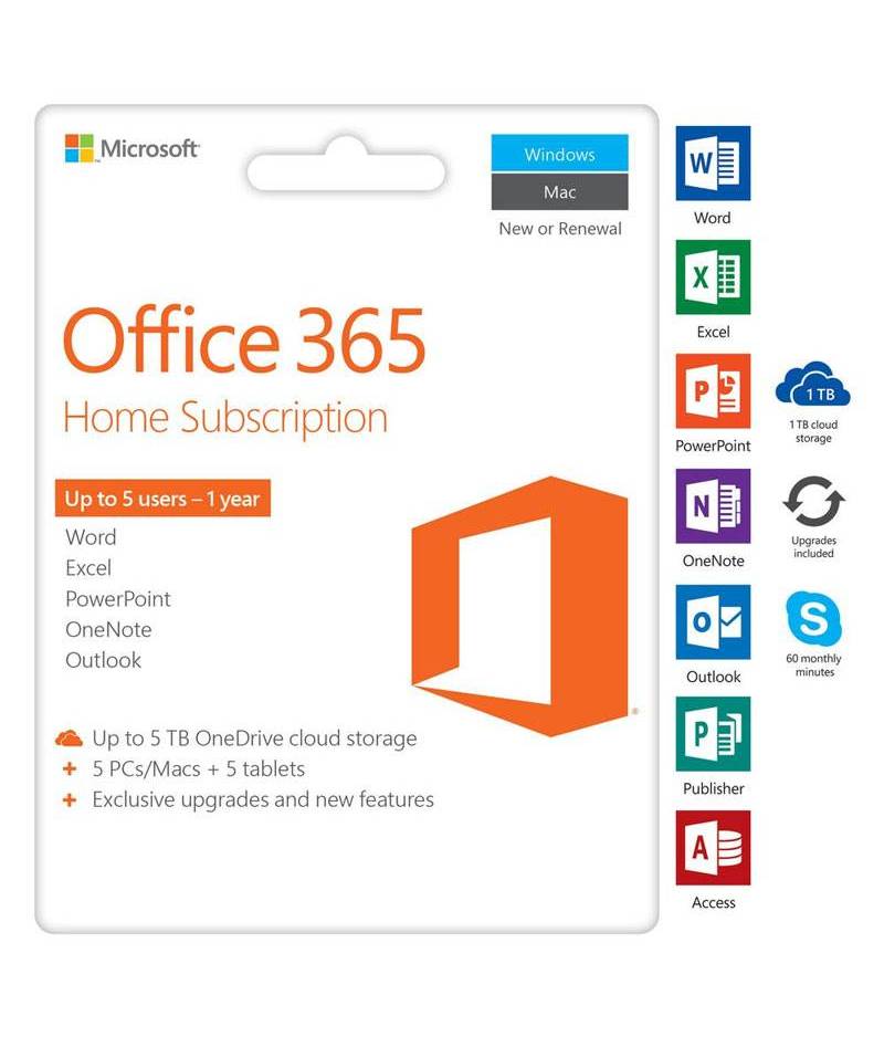 Licencia Microsoft Office 365 Home