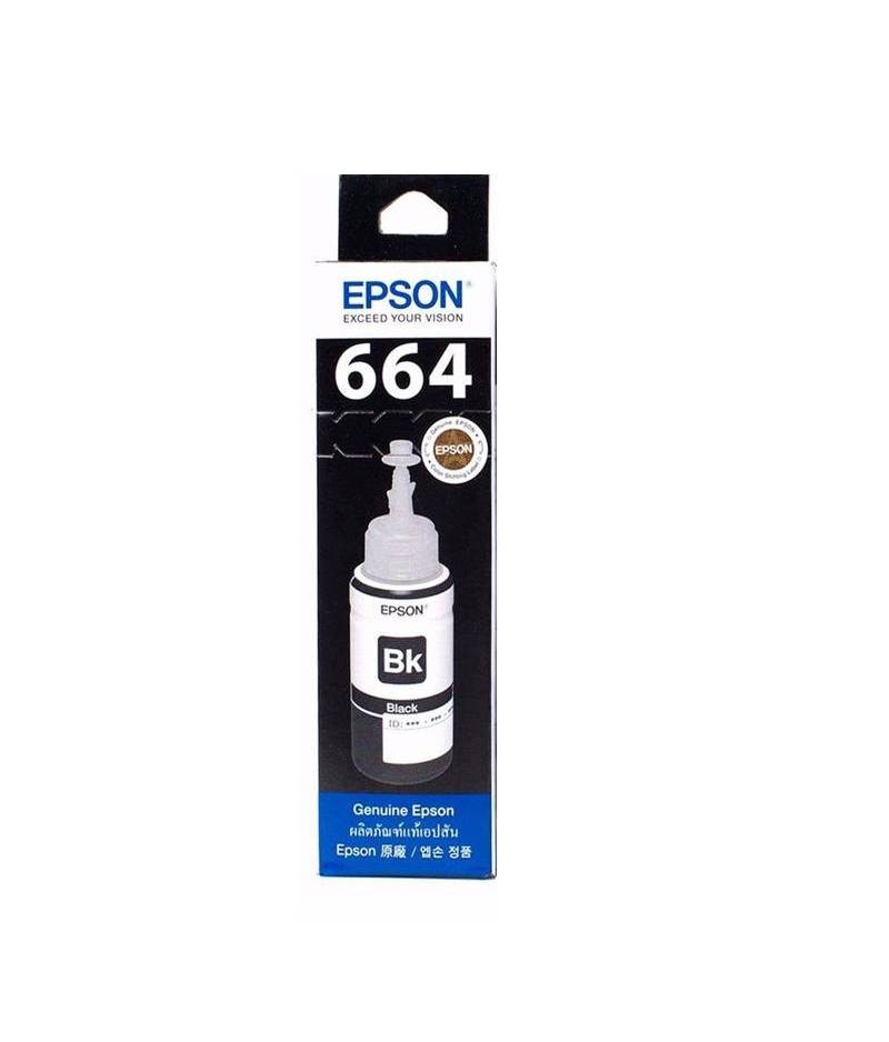 Tinta Epson T664 - 70 ml - Negro