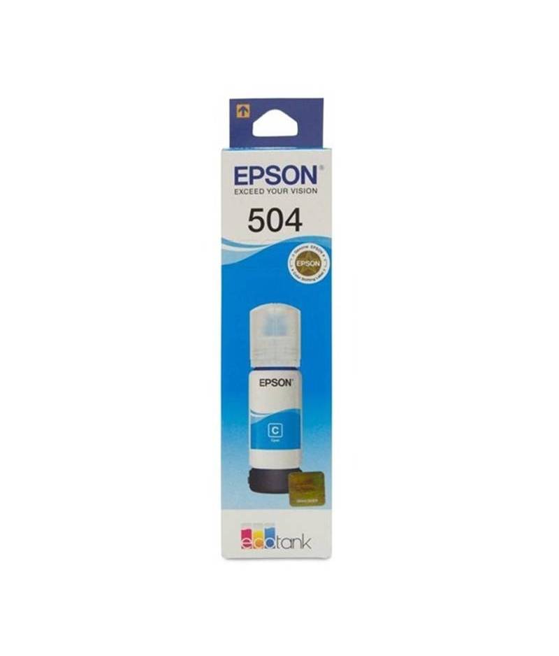 Tinta Epson 504 - 70 ml - Cián
