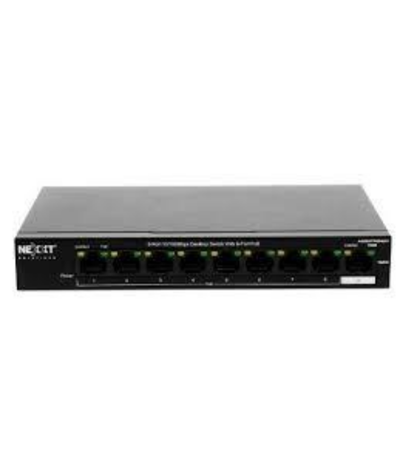 Nexxt HUB - 9-Fast Ethernet-Poe, 802.11at