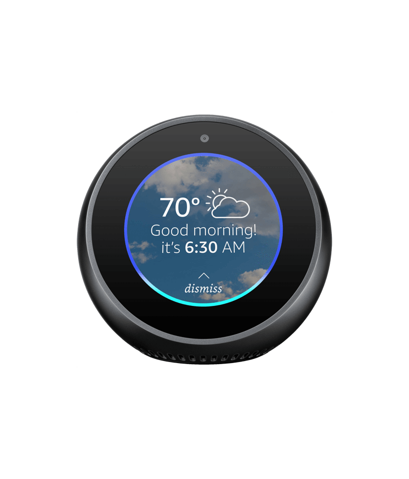 Amazon Echo Spot - Reloj despertador inteligente con Alexa Amazon Echo Spot - Reloj despertador inteligente con Alexa