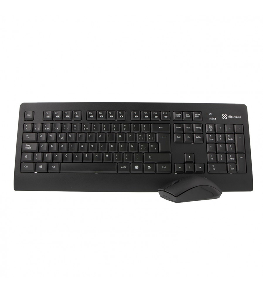 Mouse y teclado inalámbrico Klip Xtreme