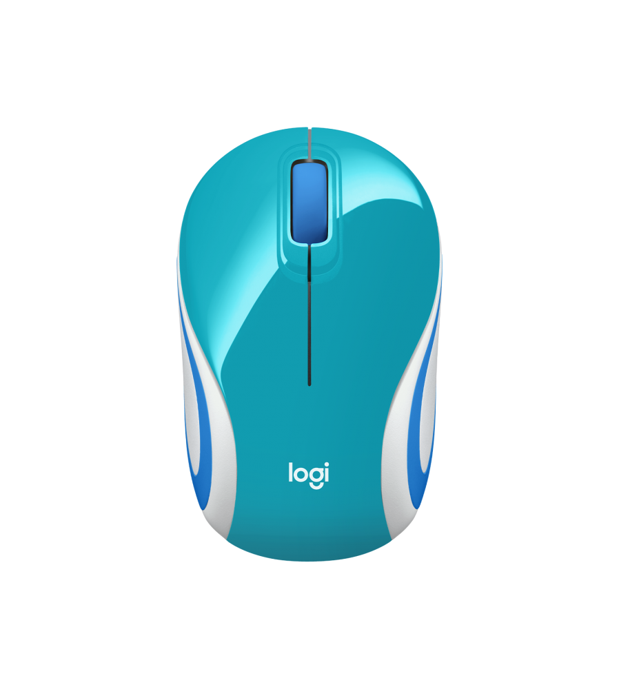 Mouse Logitech Wireless 3 botones Celeste